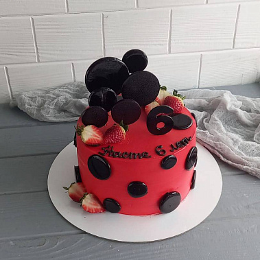 Торт "Божья коровка" купить - тамбов.сладкоежкин.рф