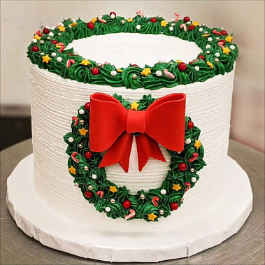 «Рождественский венок» купить - тамбов.сладкоежкин.рф