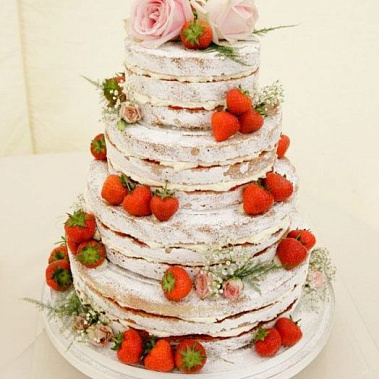 Торт клубничные розы купить - тамбов.сладкоежкин.рф