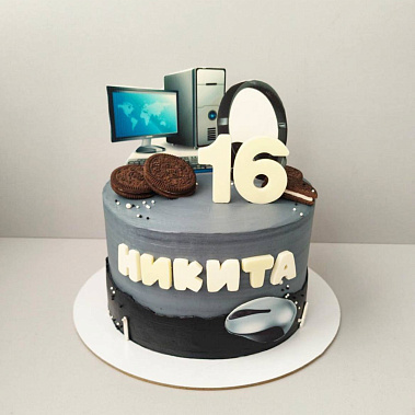 Торт "Компьютер" купить - тамбов.сладкоежкин.рф