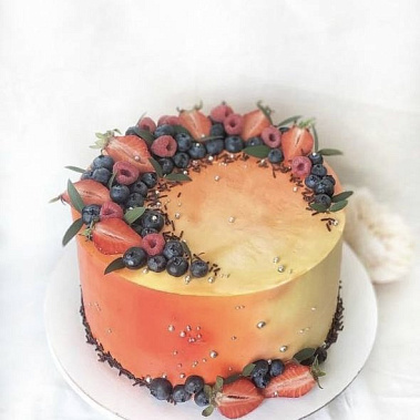 Торт «Закат» купить - тамбов.сладкоежкин.рф