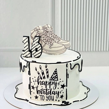 Торт "Кроссовки" купить - тамбов.сладкоежкин.рф