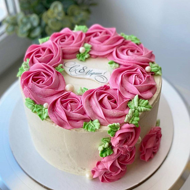 "Розовый венок" купить - тамбов.сладкоежкин.рф