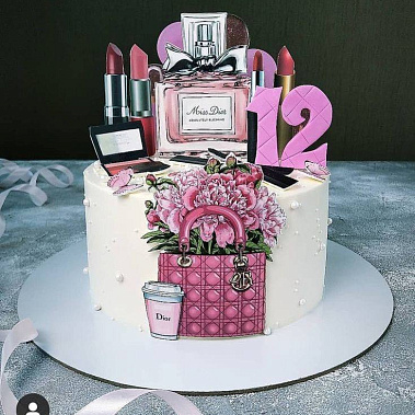 Торт "Косметика" купить - тамбов.сладкоежкин.рф